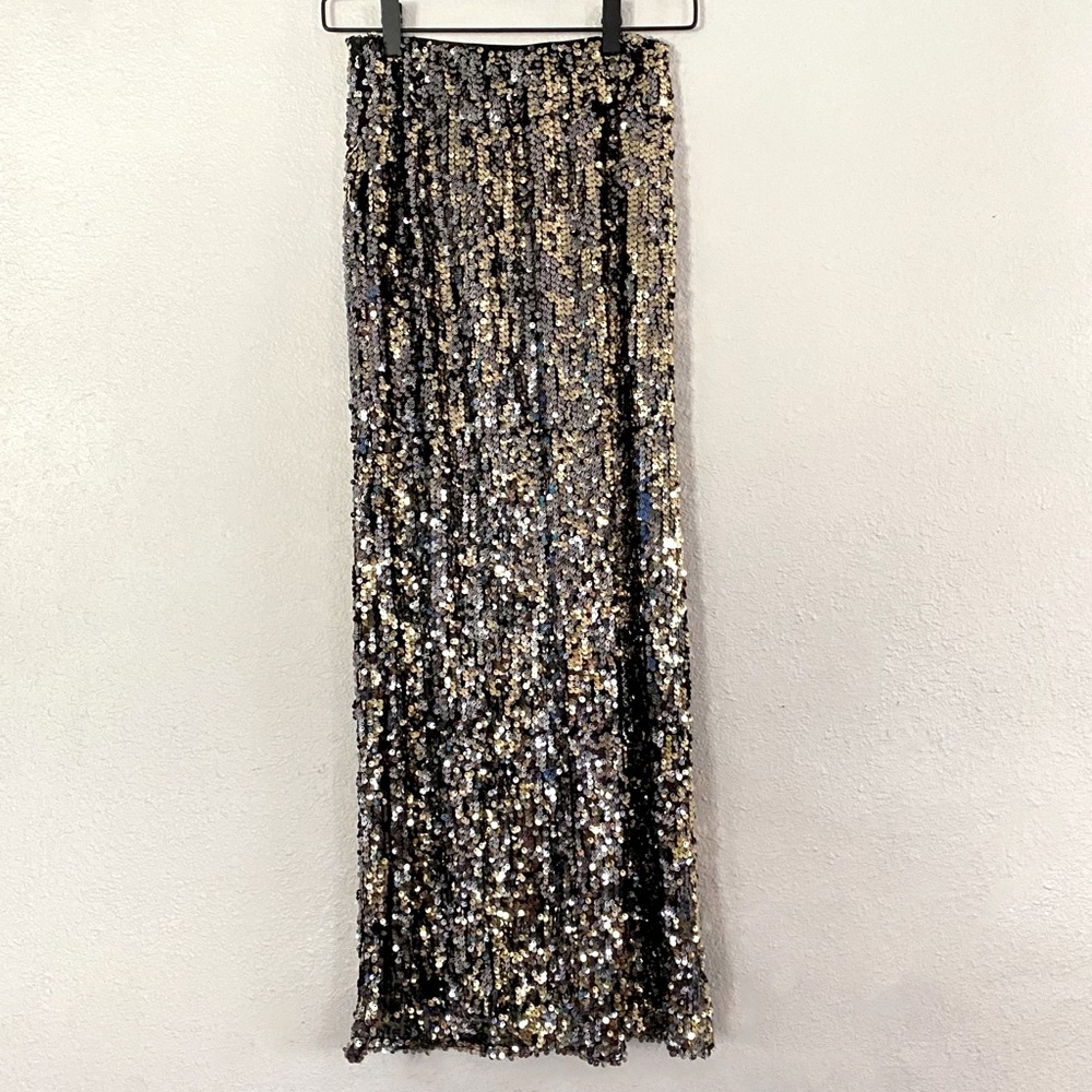 anthropologie lulumari sequin skirt